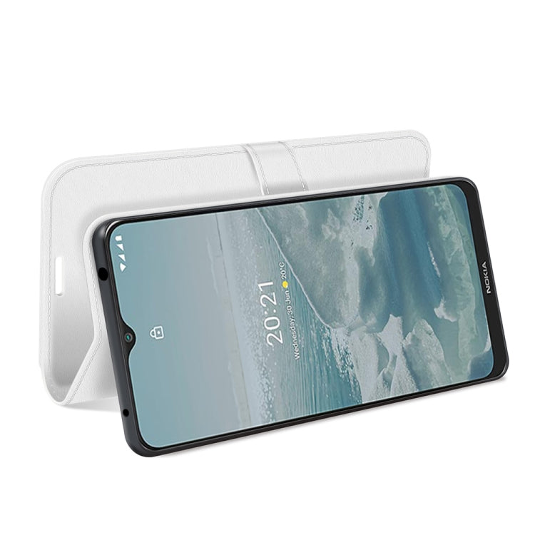 For Nokia G10/G20 R64 Texture Single Horizontal Flip Protective Case with Holder & Card Slots & Wallet& Photo Frame