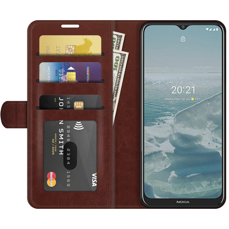 For Nokia G10/G20 R64 Texture Single Horizontal Flip Protective Case with Holder & Card Slots & Wallet& Photo Frame
