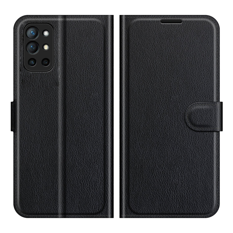 For OnePlus 9R Litchi Texture Horizontal Flip Protective Case with Holder & Card Slots & Wallet