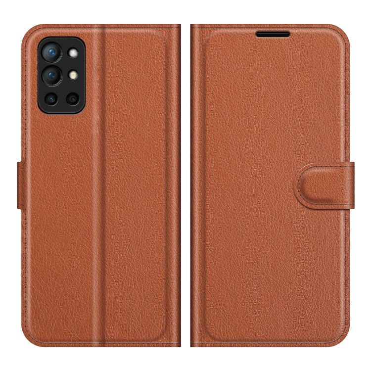 For OnePlus 9R Litchi Texture Horizontal Flip Protective Case with Holder & Card Slots & Wallet