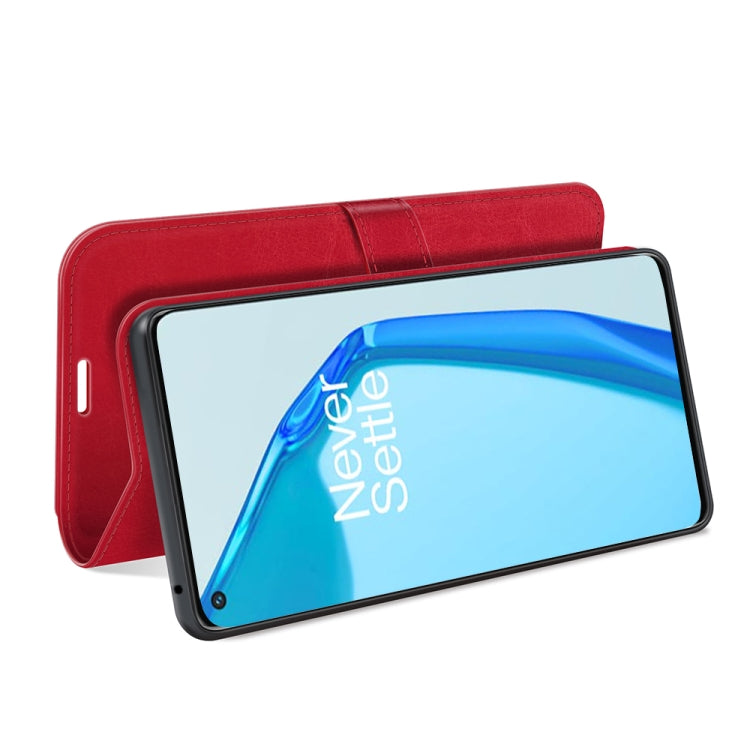 For OnePlus 9R R64 Texture Single Horizontal Flip Protective Case with Holder & Card Slots & Wallet& Photo Frame