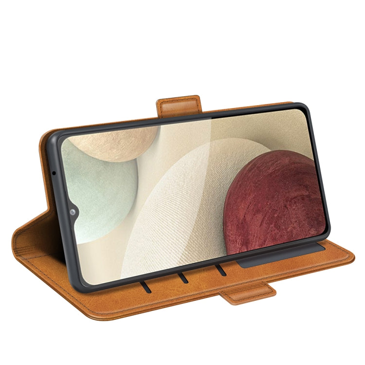 For Samsung Galaxy A22 4G Dual-side Magnetic Buckle Horizontal Flip Leather Case with Holder & Card Slots & Wallet