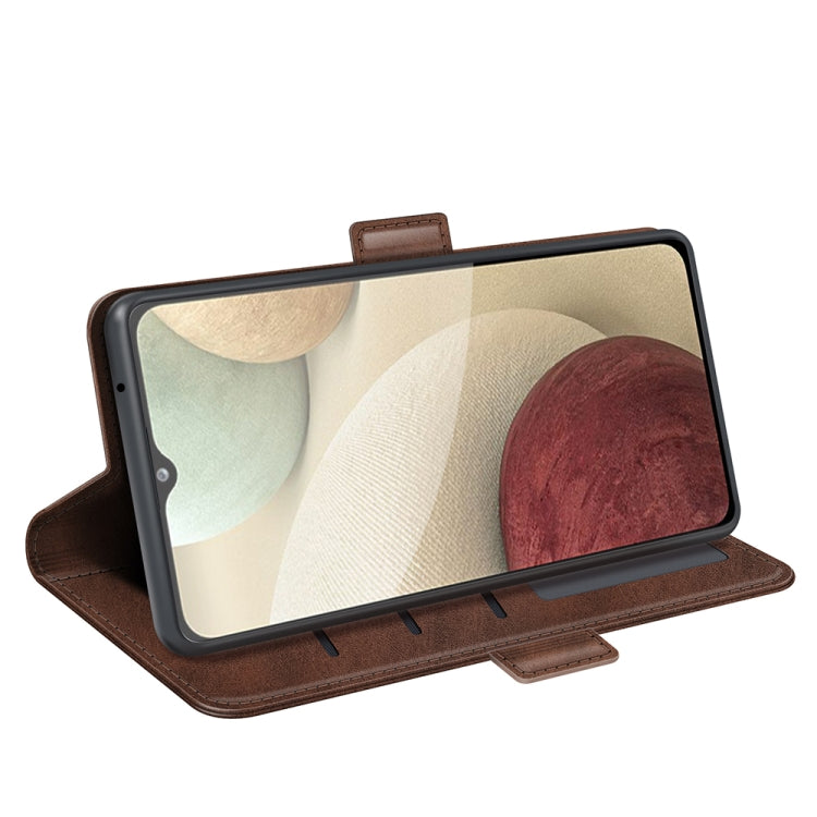 For Samsung Galaxy A22 4G Dual-side Magnetic Buckle Horizontal Flip Leather Case with Holder & Card Slots & Wallet