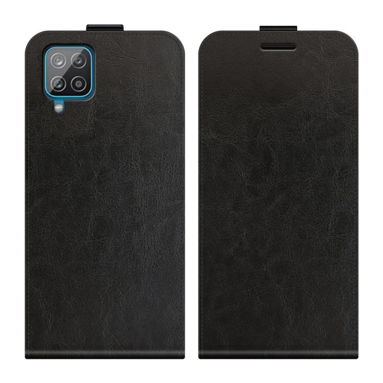 For Samsung Glaxy A22 4G R64 Texture Single Vertical Flip Leather Protective Case with Card Slots & Photo Frame