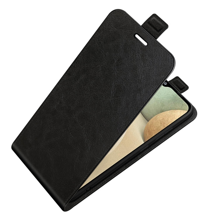 For Samsung Glaxy A22 4G R64 Texture Single Vertical Flip Leather Protective Case with Card Slots & Photo Frame