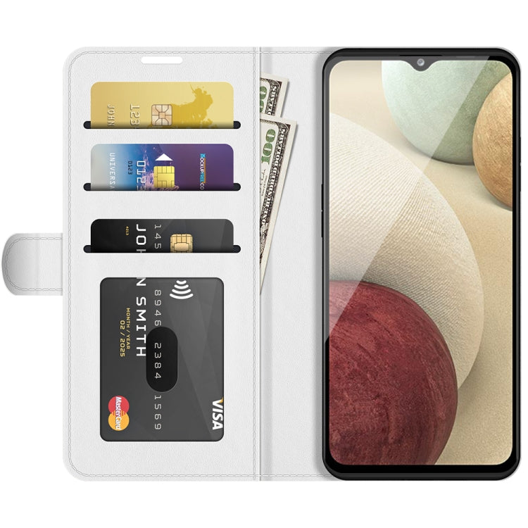For Samsung Glaxy A22 4G R64 Texture Single Horizontal Flip Protective Case with Holder & Card Slots & Wallet& Photo Frame