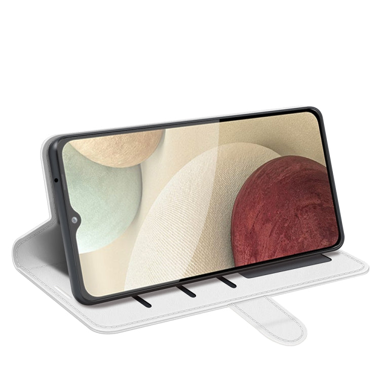 For Samsung Glaxy A22 4G R64 Texture Single Horizontal Flip Protective Case with Holder & Card Slots & Wallet& Photo Frame