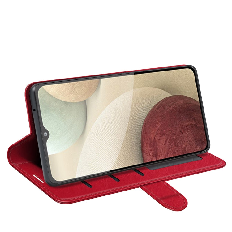 For Samsung Glaxy A22 4G R64 Texture Single Horizontal Flip Protective Case with Holder & Card Slots & Wallet& Photo Frame