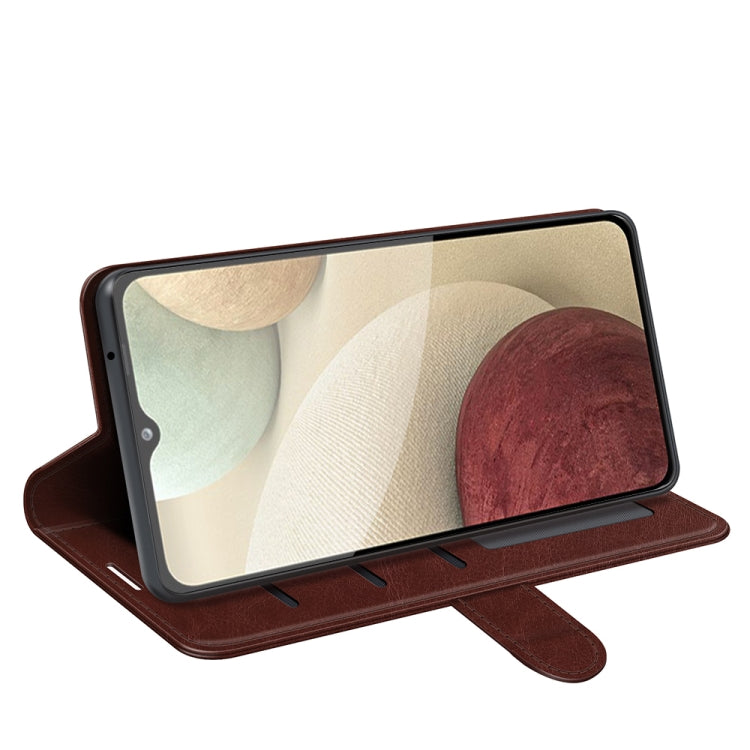 For Samsung Glaxy A22 4G R64 Texture Single Horizontal Flip Protective Case with Holder & Card Slots & Wallet& Photo Frame