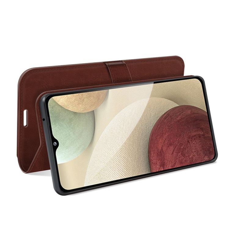 For Samsung Glaxy A22 4G R64 Texture Single Horizontal Flip Protective Case with Holder & Card Slots & Wallet& Photo Frame
