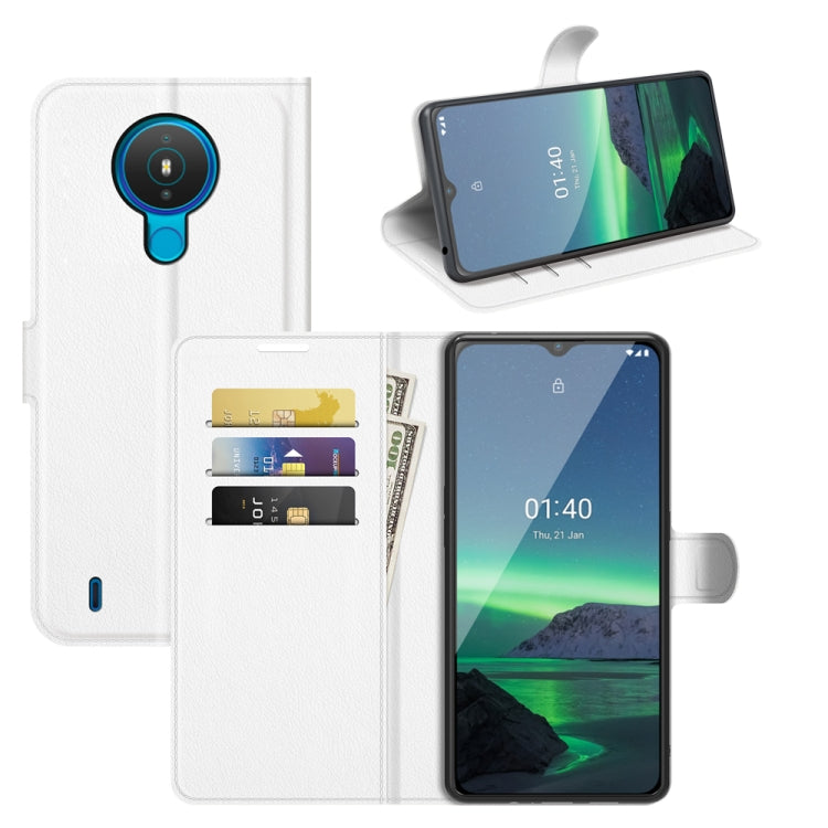 For Nokia 1.4 Litchi Texture Horizontal Flip Protective Case with Holder & Card Slots & Wallet