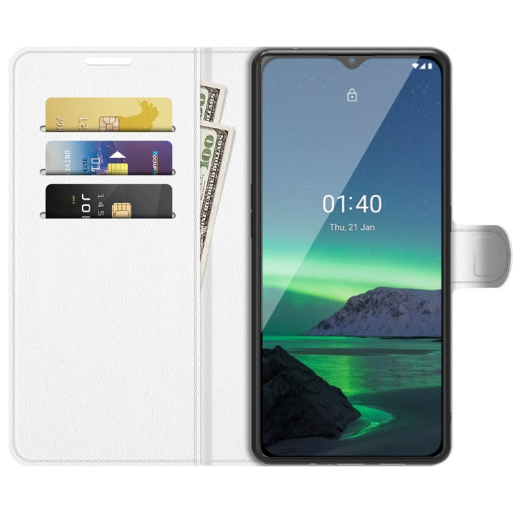 For Nokia 1.4 Litchi Texture Horizontal Flip Protective Case with Holder & Card Slots & Wallet