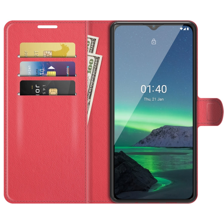 For Nokia 1.4 Litchi Texture Horizontal Flip Protective Case with Holder & Card Slots & Wallet