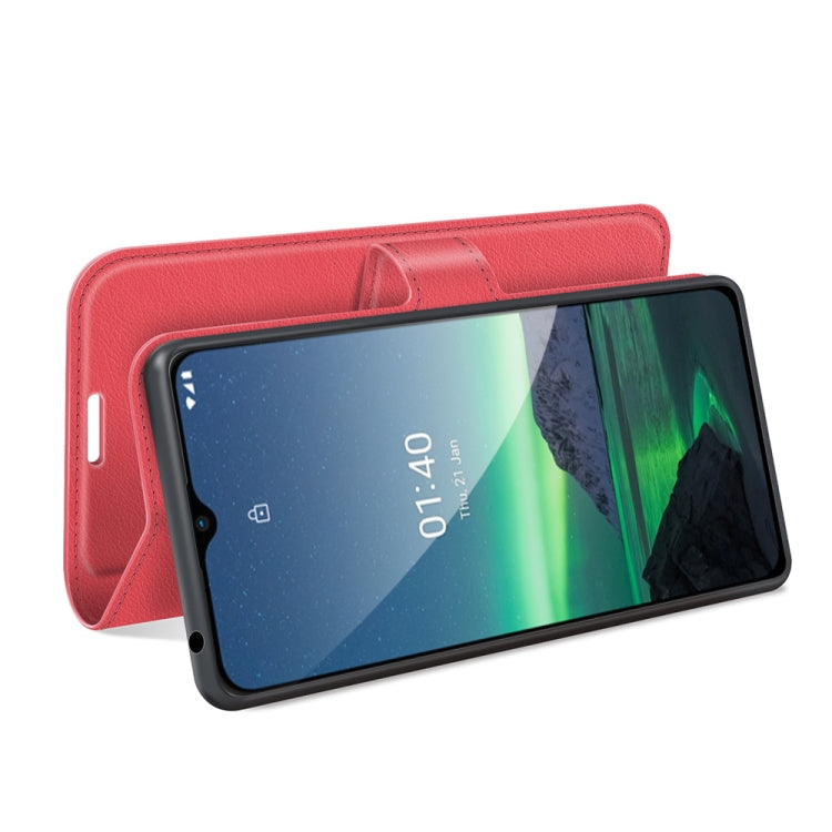 For Nokia 1.4 Litchi Texture Horizontal Flip Protective Case with Holder & Card Slots & Wallet