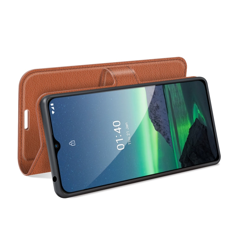 For Nokia 1.4 Litchi Texture Horizontal Flip Protective Case with Holder & Card Slots & Wallet