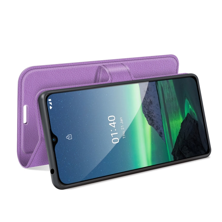 For Nokia 1.4 Litchi Texture Horizontal Flip Protective Case with Holder & Card Slots & Wallet