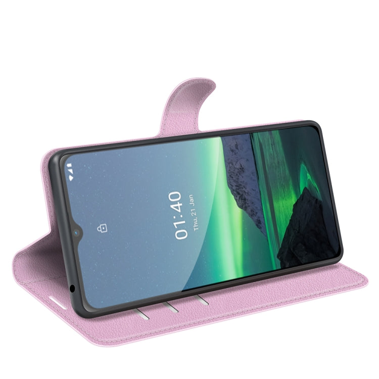 For Nokia 1.4 Litchi Texture Horizontal Flip Protective Case with Holder & Card Slots & Wallet