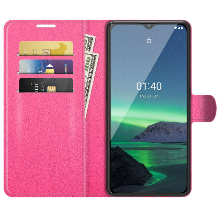 For Nokia 1.4 Litchi Texture Horizontal Flip Protective Case with Holder & Card Slots & Wallet