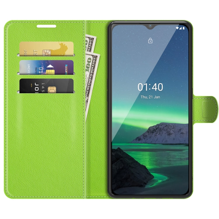 For Nokia 1.4 Litchi Texture Horizontal Flip Protective Case with Holder & Card Slots & Wallet