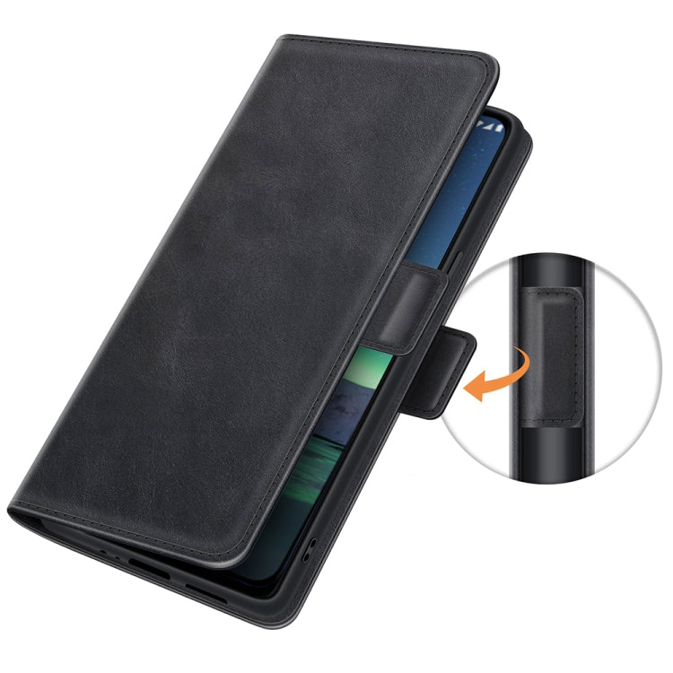For Nokia 1.4 Dual-side Magnetic Buckle Horizontal Flip Leather Case with Holder & Card Slots & Wallet