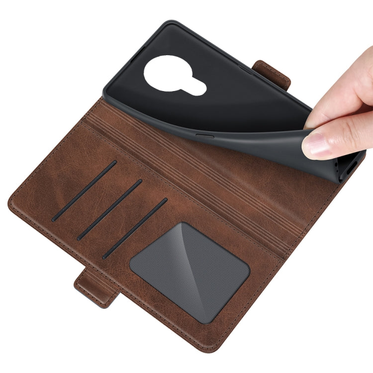 For Nokia 1.4 Dual-side Magnetic Buckle Horizontal Flip Leather Case with Holder & Card Slots & Wallet
