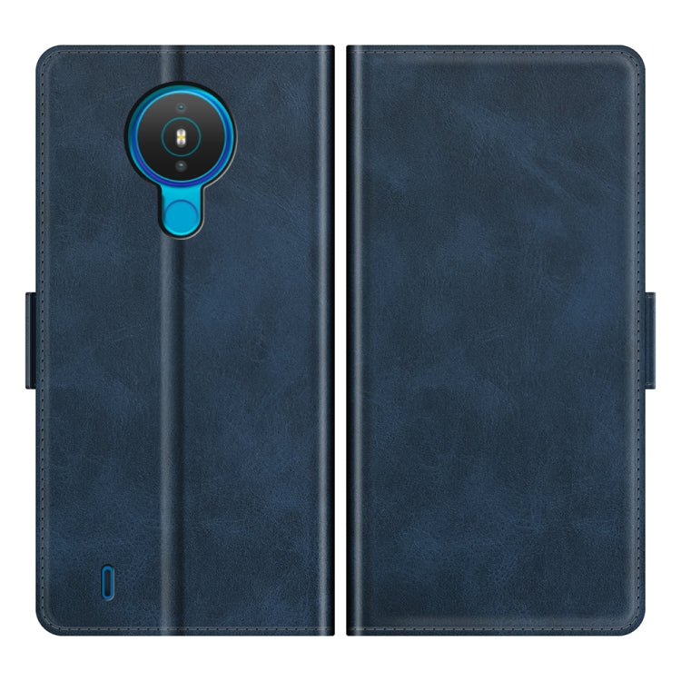 For Nokia 1.4 Dual-side Magnetic Buckle Horizontal Flip Leather Case with Holder & Card Slots & Wallet
