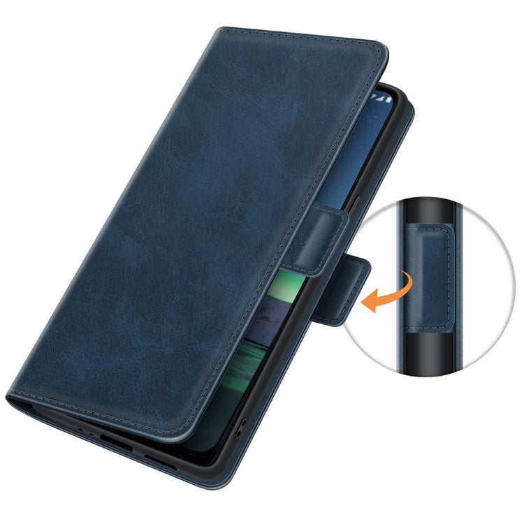 For Nokia 1.4 Dual-side Magnetic Buckle Horizontal Flip Leather Case with Holder & Card Slots & Wallet