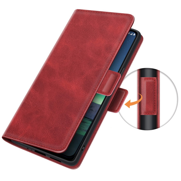 For Nokia 1.4 Dual-side Magnetic Buckle Horizontal Flip Leather Case with Holder & Card Slots & Wallet