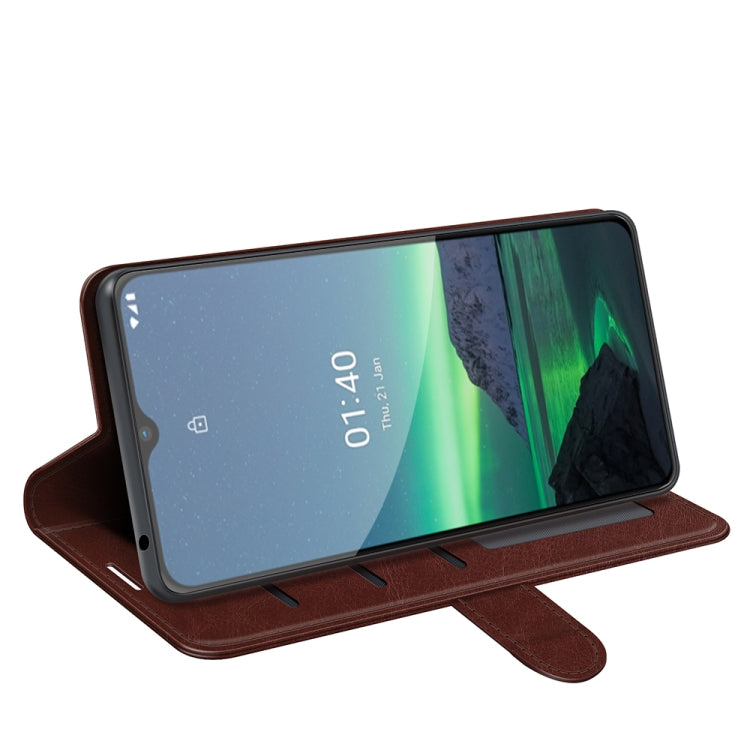 For Nokia 1.4 R64 Texture Single Horizontal Flip Protective Case with Holder & Card Slots & Wallet& Photo Frame