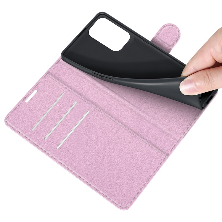 For OPPO A94 5G / F19 Pro+ 5G / Reno5 Z Litchi Texture Horizontal Flip Protective Case with Holder & Card Slots & Wallet