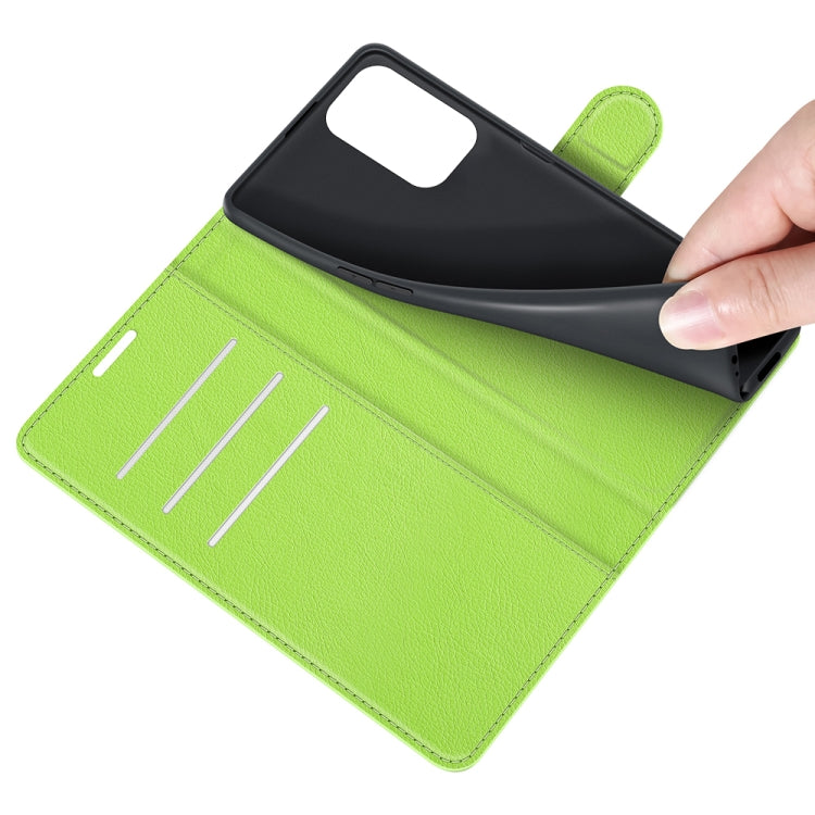 For OPPO A94 5G / F19 Pro+ 5G / Reno5 Z Litchi Texture Horizontal Flip Protective Case with Holder & Card Slots & Wallet