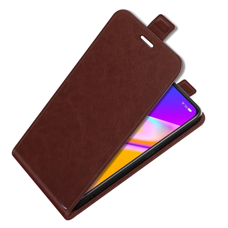 For OPPO A94 5G / F19 Pro+ 5G / Reno5 Z R64 Texture Single Vertical Flip Leather Protective Case with Card Slots & Photo Frame