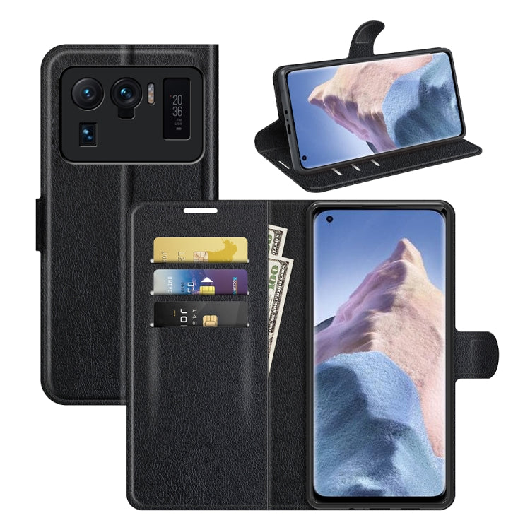 For Xiaomi Mi 11 Ultra Litchi Texture Horizontal Flip Protective Case with Holder & Card Slots & Wallet