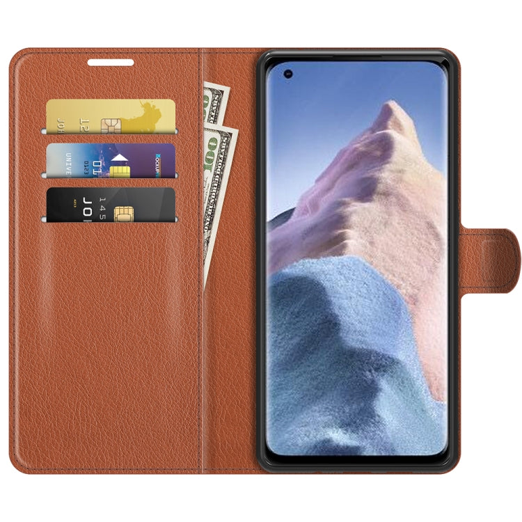 For Xiaomi Mi 11 Ultra Litchi Texture Horizontal Flip Protective Case with Holder & Card Slots & Wallet