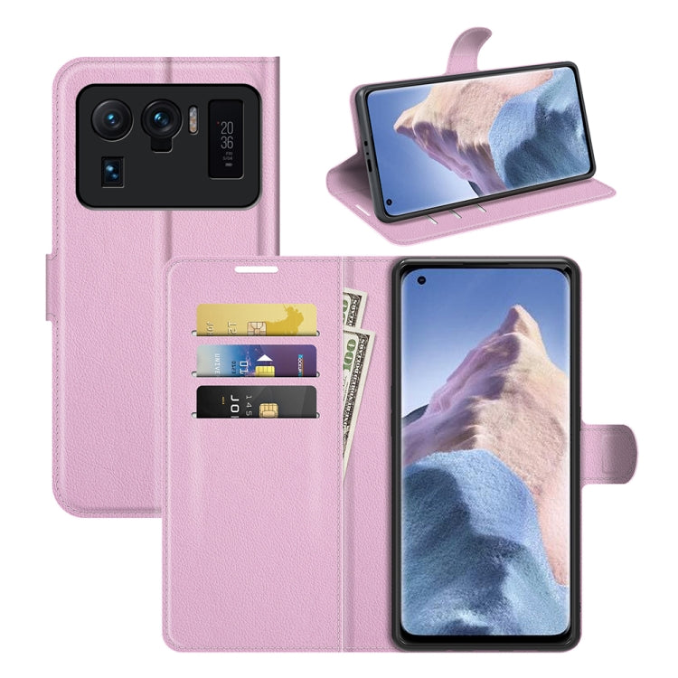For Xiaomi Mi 11 Ultra Litchi Texture Horizontal Flip Protective Case with Holder & Card Slots & Wallet