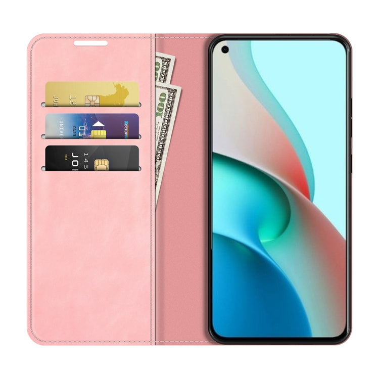 For Xiaomi Mi 11 Lite Retro-skin Business Magnetic Suction Leather Case with Holder & Card Slots & Wallet