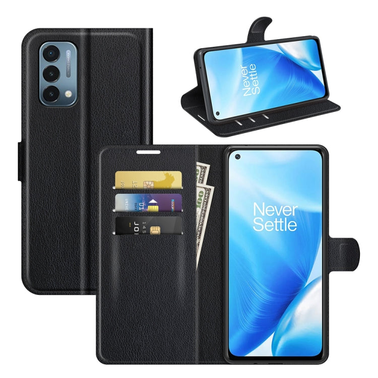 For OnePlus Nord N200 5G Litchi Texture Horizontal Flip Protective Case with Holder & Card Slots & Wallet