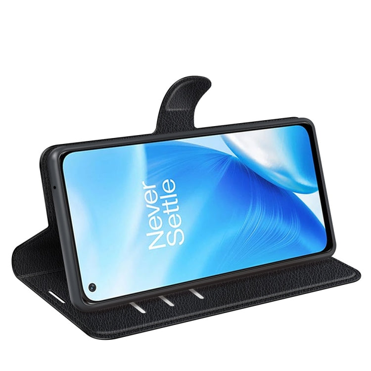 For OnePlus Nord N200 5G Litchi Texture Horizontal Flip Protective Case with Holder & Card Slots & Wallet