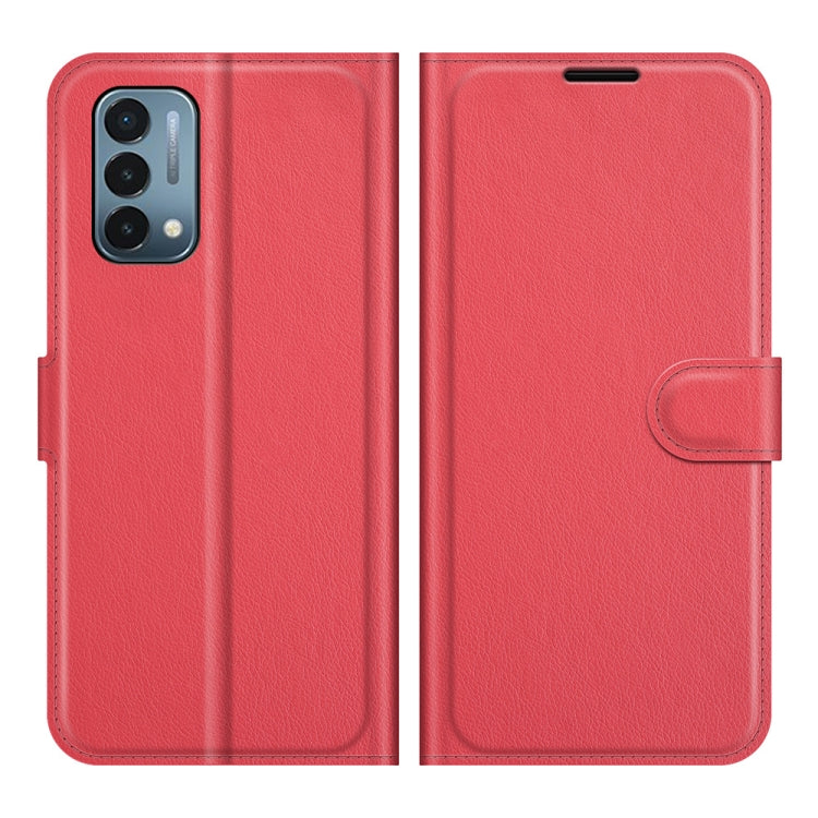 For OnePlus Nord N200 5G Litchi Texture Horizontal Flip Protective Case with Holder & Card Slots & Wallet