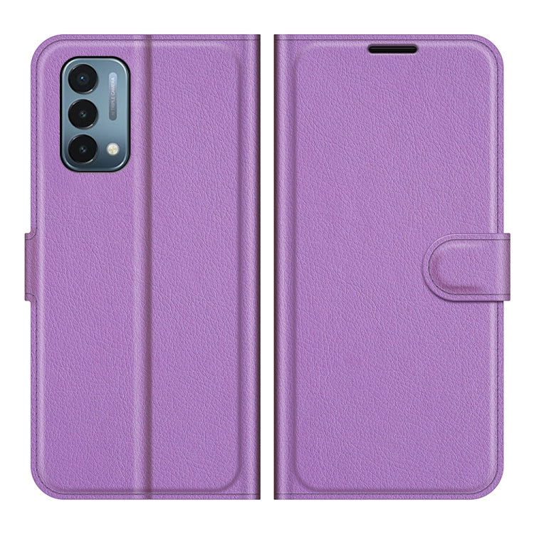For OnePlus Nord N200 5G Litchi Texture Horizontal Flip Protective Case with Holder & Card Slots & Wallet