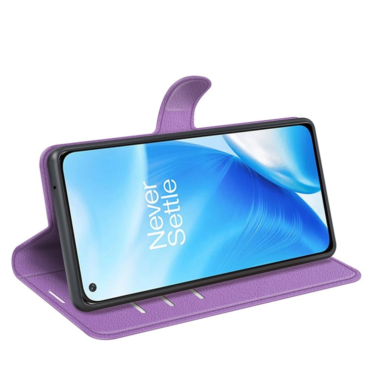For OnePlus Nord N200 5G Litchi Texture Horizontal Flip Protective Case with Holder & Card Slots & Wallet