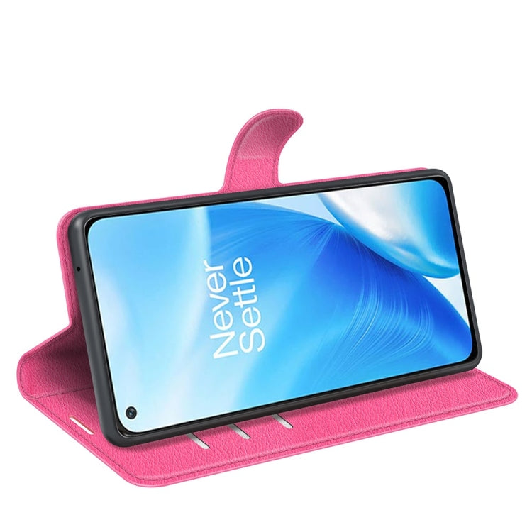 For OnePlus Nord N200 5G Litchi Texture Horizontal Flip Protective Case with Holder & Card Slots & Wallet