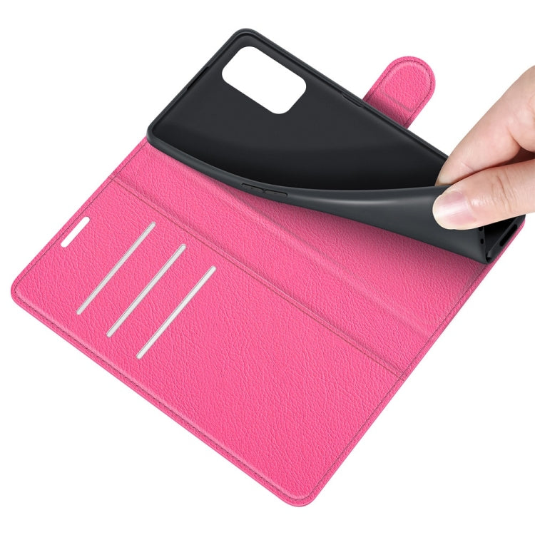 For OnePlus Nord N200 5G Litchi Texture Horizontal Flip Protective Case with Holder & Card Slots & Wallet