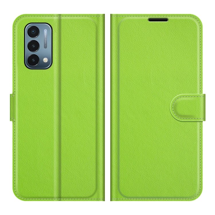 For OnePlus Nord N200 5G Litchi Texture Horizontal Flip Protective Case with Holder & Card Slots & Wallet