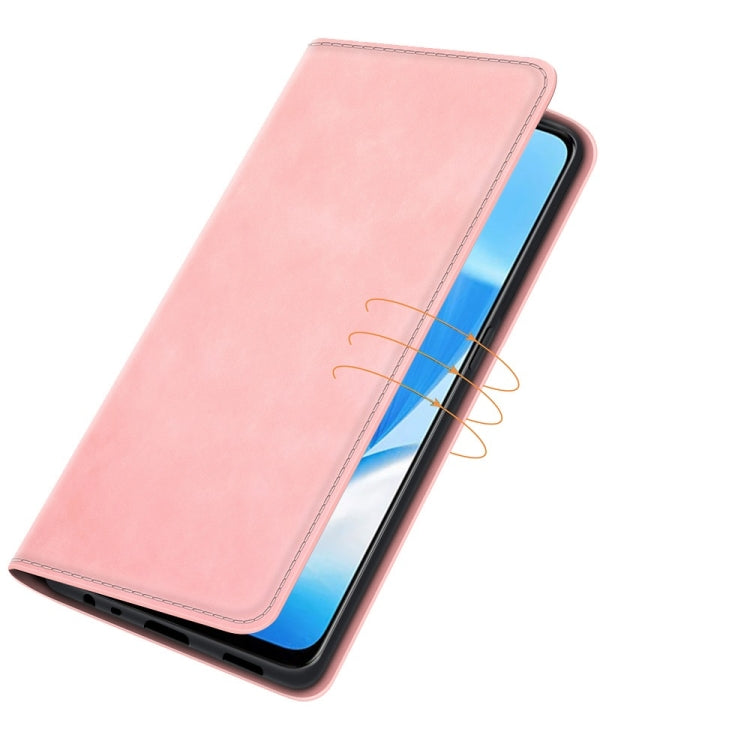 For OnePlus Nord N200 5G Retro-skin Business Magnetic Suction Leather Case with Holder & Card Slots & Wallet