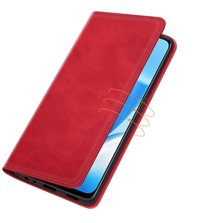 For OnePlus Nord N200 5G Retro-skin Business Magnetic Suction Leather Case with Holder & Card Slots & Wallet