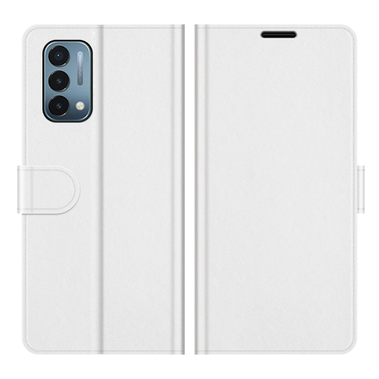 For OnePlus Nord N200 5G R64 Texture Single Horizontal Flip Protective Case with Holder & Card Slots & Wallet& Photo Frame