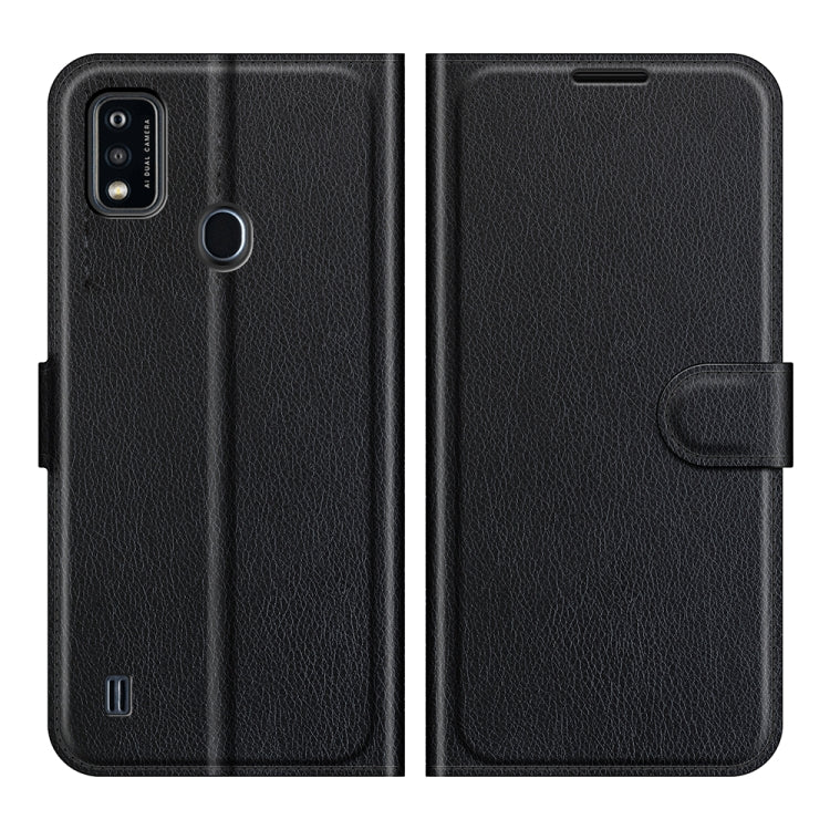 For ZTE Blade A51 Litchi Texture Horizontal Flip Protective Case with Holder & Card Slots & Wallet