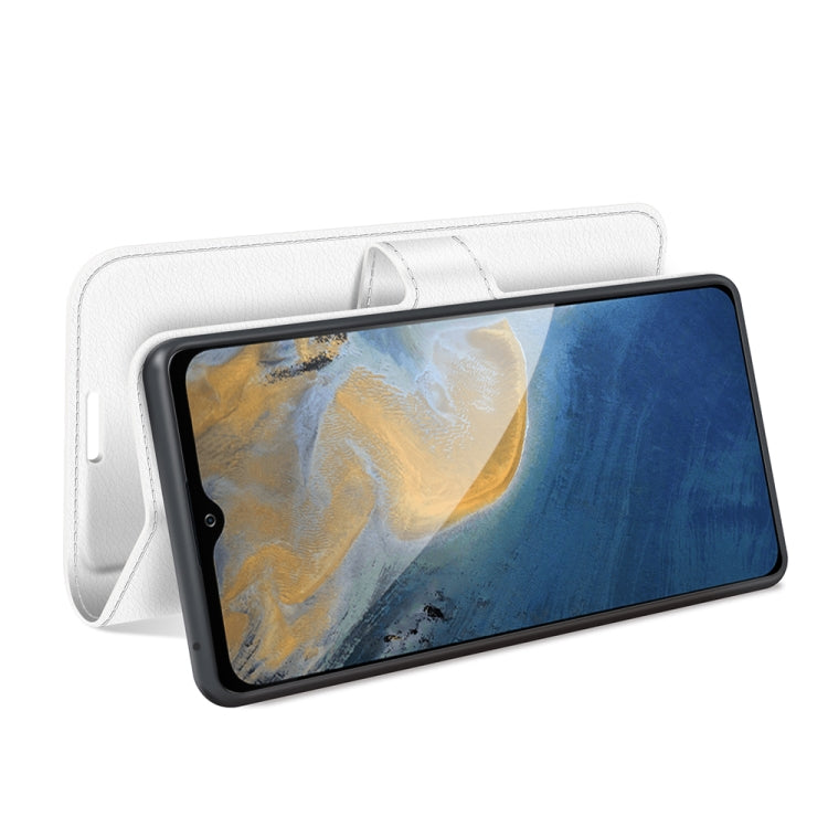 For ZTE Blade A51 Litchi Texture Horizontal Flip Protective Case with Holder & Card Slots & Wallet