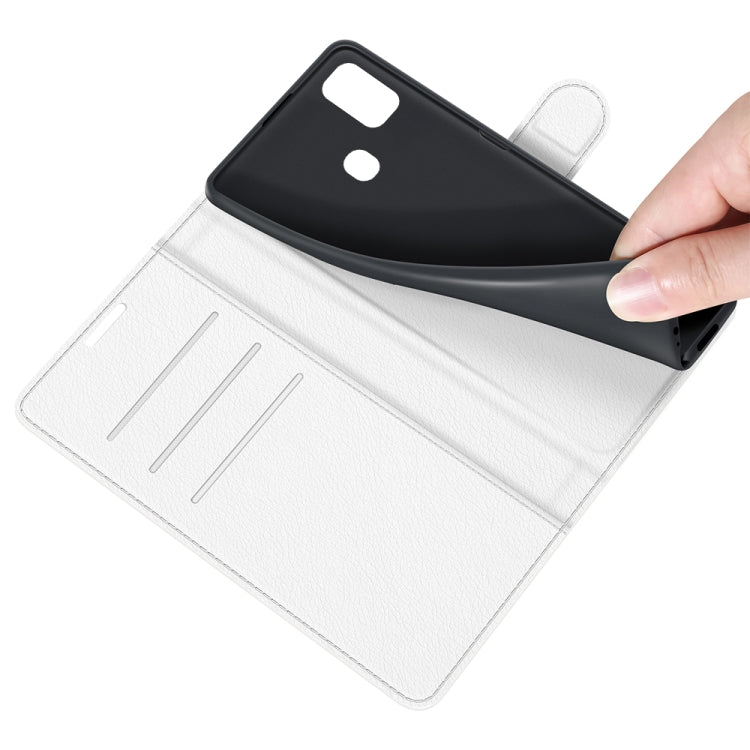 For ZTE Blade A51 Litchi Texture Horizontal Flip Protective Case with Holder & Card Slots & Wallet
